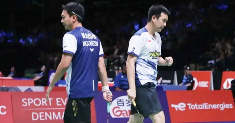 Mohammad ahsan/hendra setiawan melaju ke semifinal arctic open 2023 Pasangan ganda putra indonesia, mohammad ahsan/hendra setiawan, melaju ke semifinal arctic open 2023 setelah kalahkan kral/mendrek.
