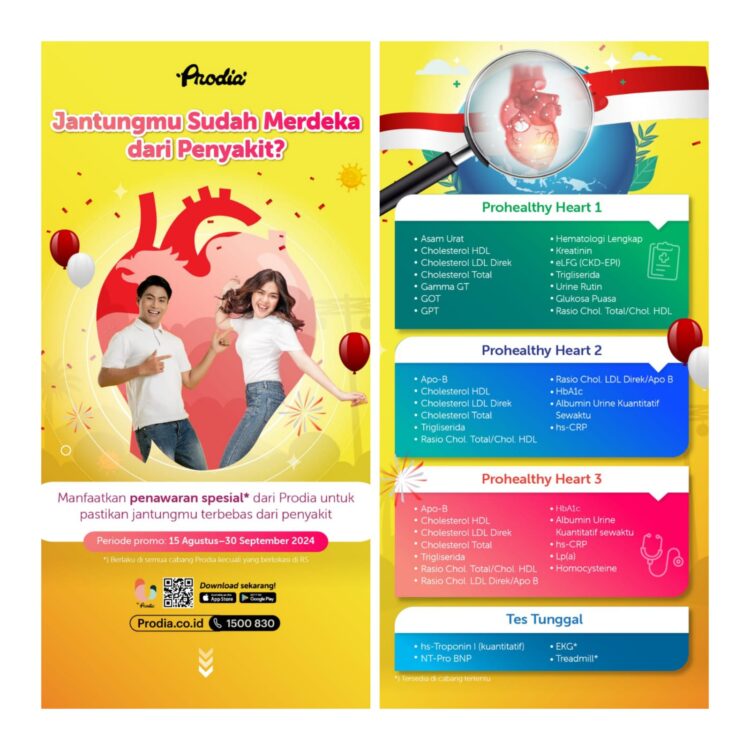 Pastikan degup jantung sehat, sambut kemerdekaan bersama orang terdekat Pastikan degup jantung sehat, sambut kemerdekaan bersama orang terdekat