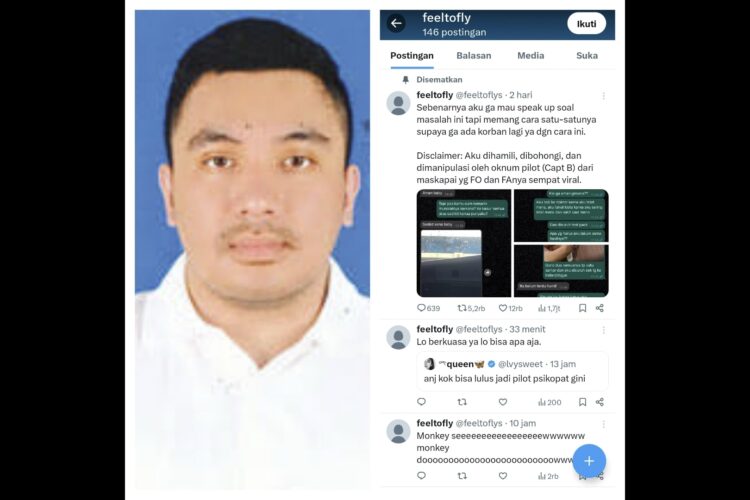 Brian pradana hasibuan pilot maskapai citilink dituduh hamili wanita muda dan berniat menjual organ bayinya