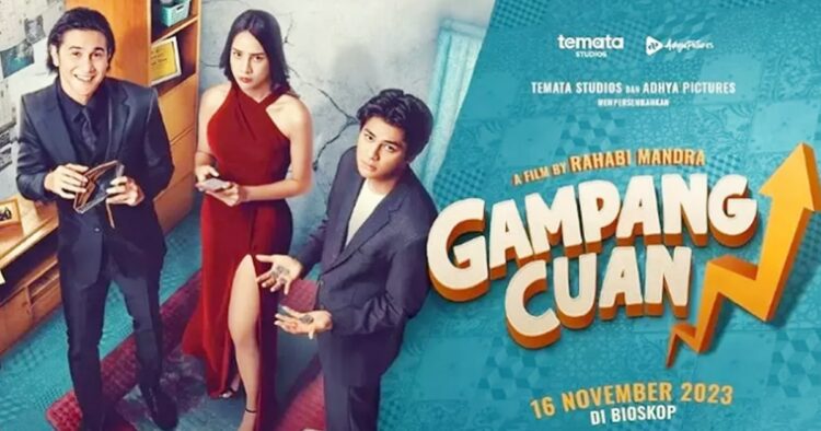 Film drama komedi gampang cuan soroti masalah keuangan dengan humor. Diperankan vino g. Bastian & anya geraldine, tayang november.