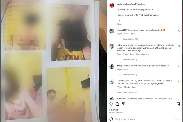 Gawat! Foto-foto mesum diduga kdl dengan mahasiswa unhas beredar di instagram Foto-foto mesum kdl