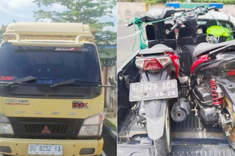 Stut motor berujung kepala pecah, remaja di lubuklinggau tewas terlindas truk Juni setiawan tewas dengan kondisi kepala pecah tertindih roda truk usai terjatuh dari motor saat sedang melakukan stut motor teman yang mogok.