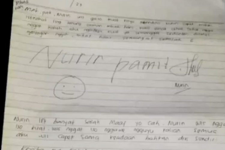 Miris! Siswi smk tabrak diri ke kereta api, surat peninggalan di tas bikin merinding Surat peninggalan