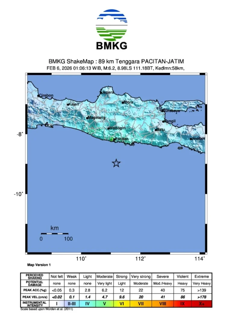 Gempa pacitan guncang jawa tengah & diy: 6,4 ml, 34 aftershock, puluhan orang luka dan ratusan bangunan rusak Gempa pacitan guncang jawa tengah & diy: 6,4 ml, 34 aftershock, puluhan orang luka dan ratusan bangunan rusak