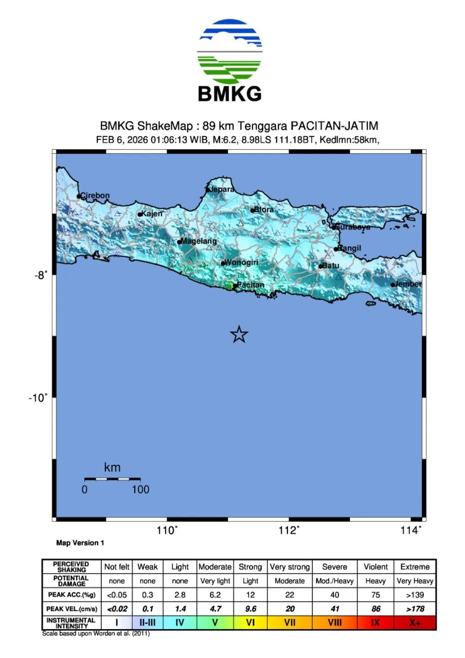 Gempa pacitan guncang jawa tengah & diy: 6,4 ml, 34 aftershock, puluhan orang luka dan ratusan bangunan rusak Gempa pacitan guncang jawa tengah & diy: 6,4 ml, 34 aftershock, puluhan orang luka dan ratusan bangunan rusak