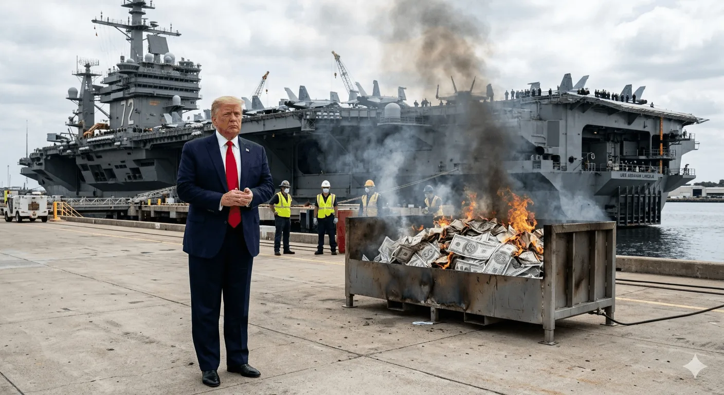 Trump “bakar” uang pajak rakyat as lebih dari us$30 miliar, untuk perang tanpa tujuan jelas