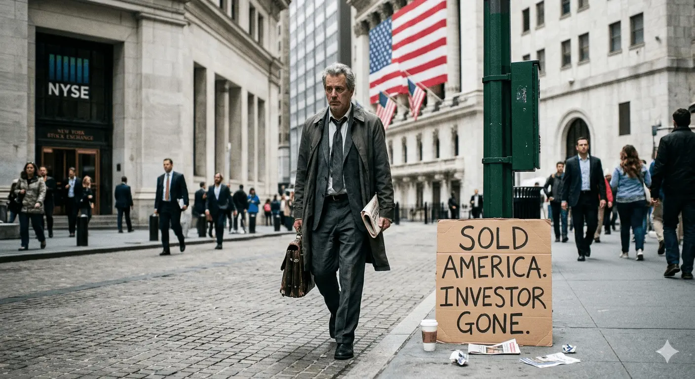 Muncul fenomena “bye america”, investor ramai tarik dana dari amerika serikat: wall street mulai ditinggalkan