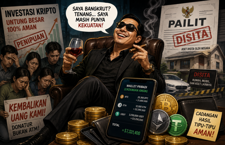 Pura-pura bangkrut, harta rela disita, cadangan hasil tipu-tipu masih aman? Pura-pura bangkrut, harta rela disita, cadangan hasil tipu-tipu masih aman?