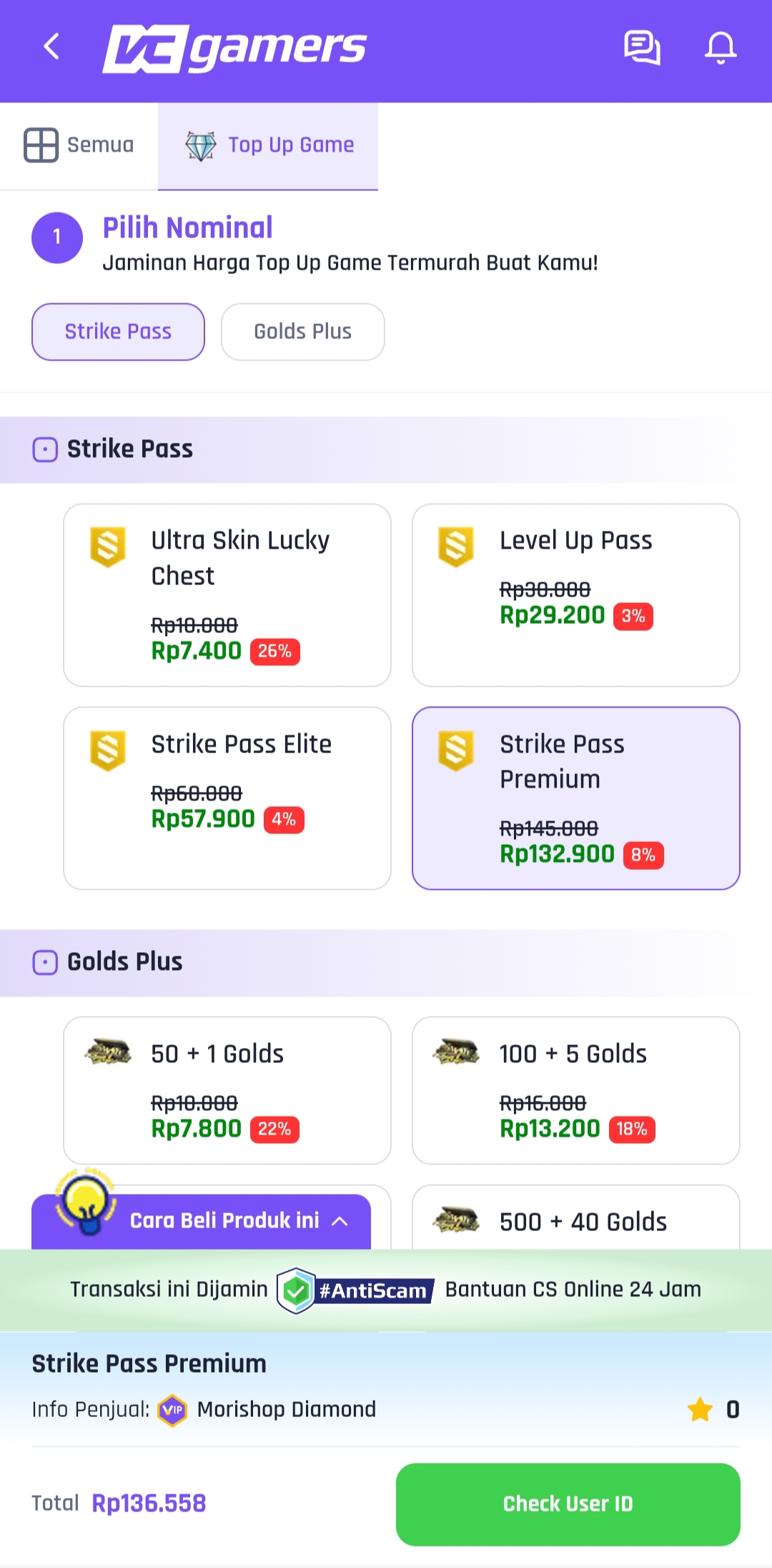 Top up blood strike makin praktis, begini cara beli gold dan strike pass di vcgamers Top up blood strike makin praktis, begini cara beli gold dan strike pass di vcgamers